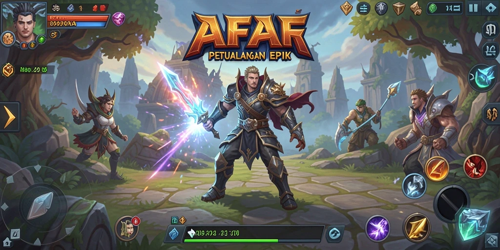 Gambaran gameplay seru di dunia <strong>AFAF</strong> ARPG.