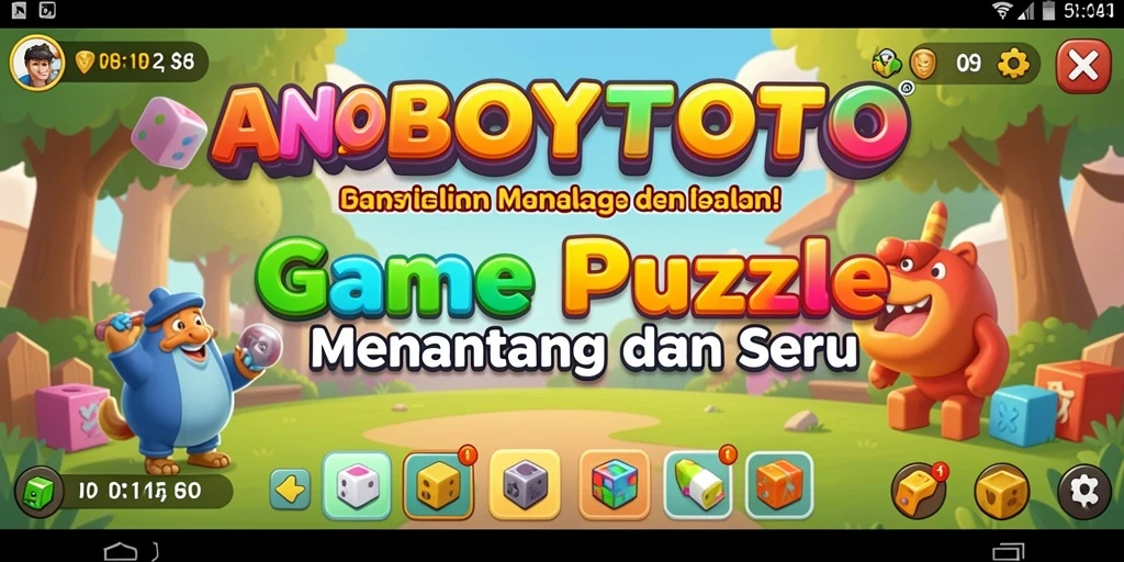 Tampilan gameplay seru dari ANOBOYTOTO dengan puzzle menantang.