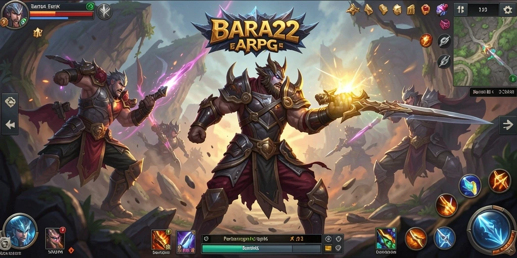 Gameplay BARA22 yang menegangkan dan penuh aksi.