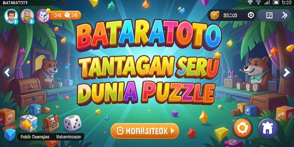 Screenshot gameplay BATARATOTO menampilkan berbagai teka-teki menarik.