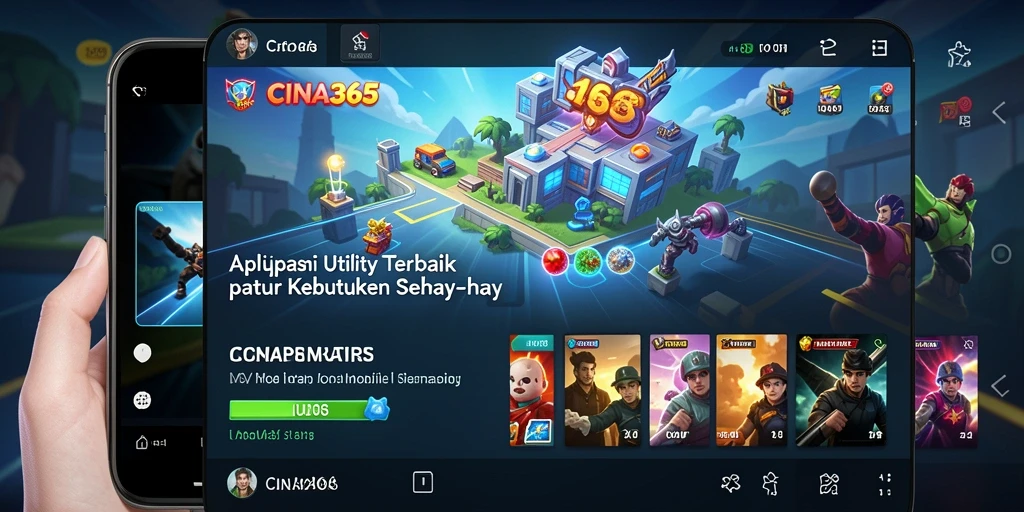 Tampilan antarmuka CINA365 yang ramah pengguna dan fungsionalitas yang lengkap.