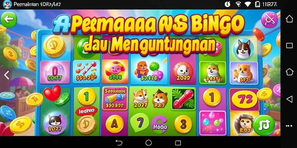 Screenshot gameplay menarik dari IDR77 yang menunjukkan suasana Bingo.