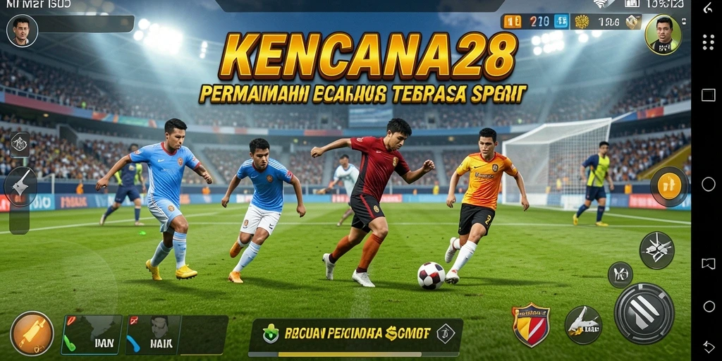 Tampilan gameplay KENCANA28 dengan aksi olahraga seru dan mendebarkan.