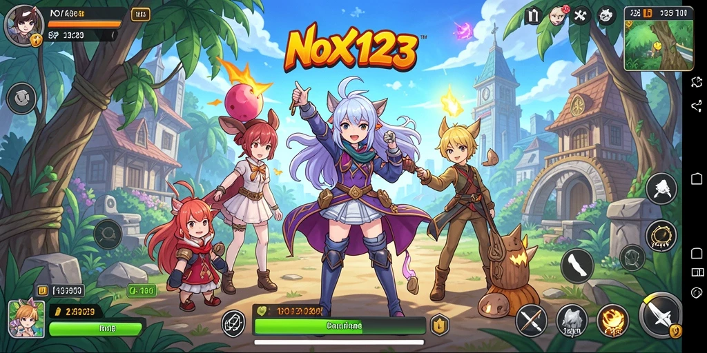 Gameplay seru yang menarik dengan karakter anime yang menawan.