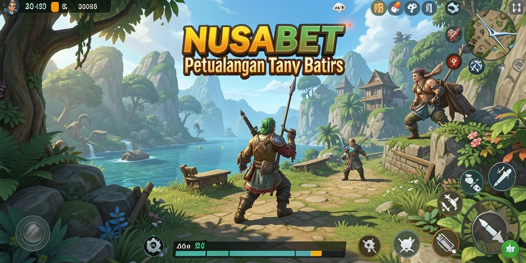 Tampilan gameplay Open World NUSABET yang mendebarkan.