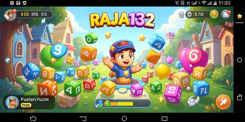 Screenshot gameplay RAJA132 yang menampilkan tantangan puzzle menarik.