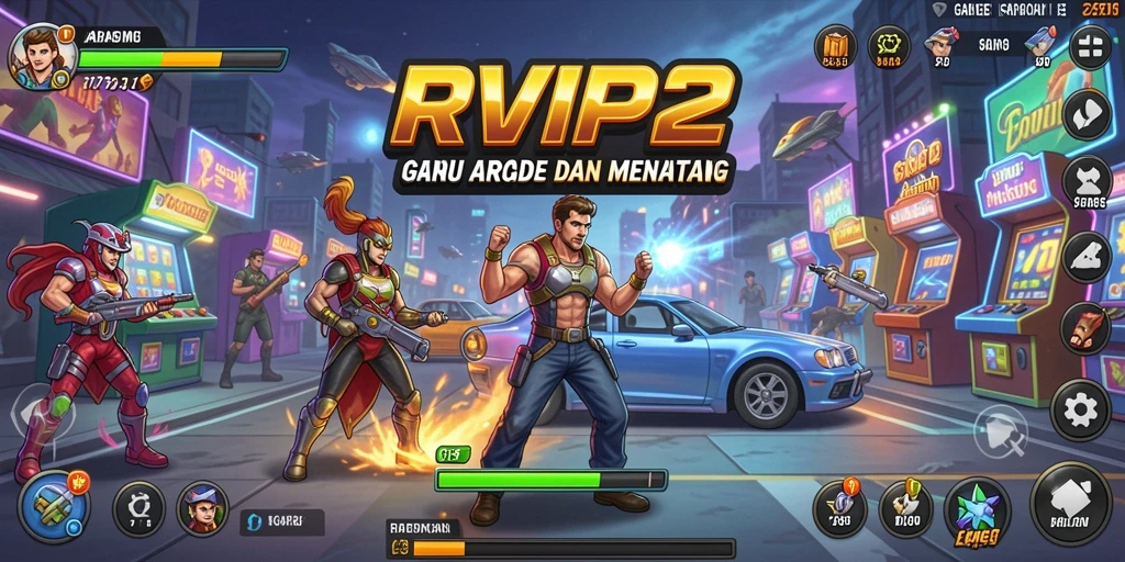 Tampilan gameplay seru dan menantang dari RVIP2.