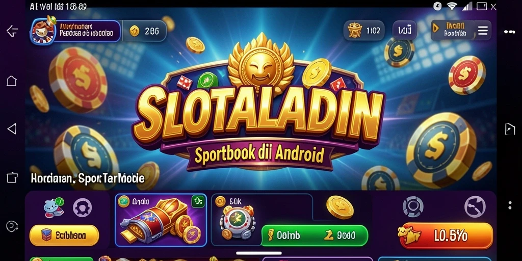 Tampilan menarik dari gameplay SLOTALADIN yang penuh aksi taruhan.