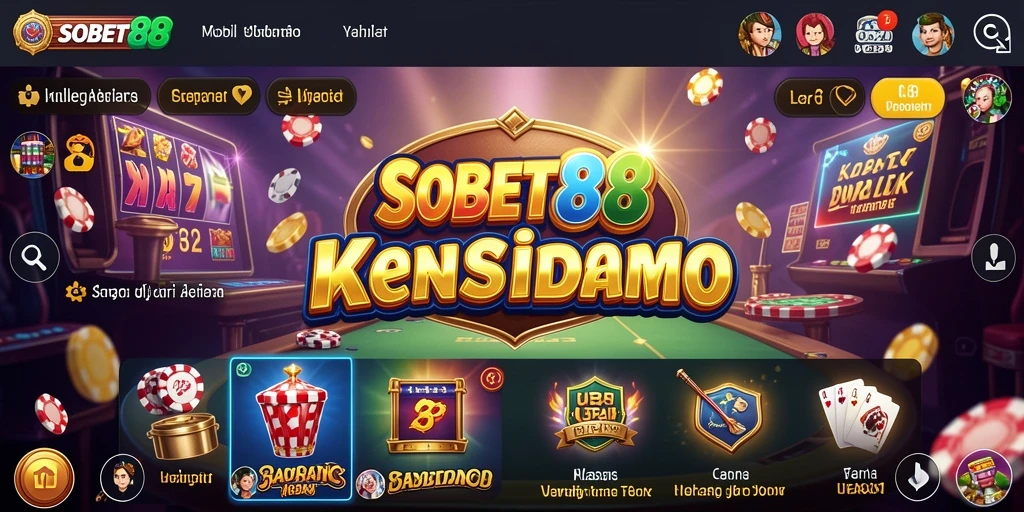 Tampilan gameplay menarik dari SOBET88 dengan pengalaman Kasino yang menyenangkan.