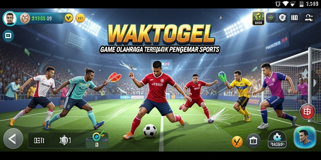 Tampilan gameplay seru dari WAKTOGEL dengan aksi olahraga yang intens.